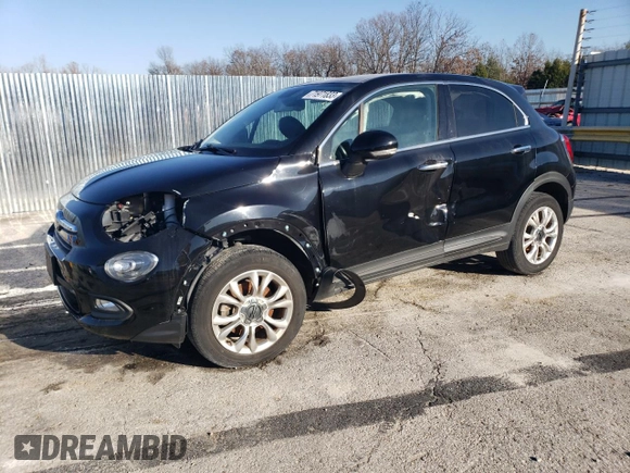 2016 FIAT 500X Lounge z VIN ZFBCFYDT7GP513622, wystawiony jako Copart lot #71971833 z przebiegiem 66 540 mil mil oraz Szkoda całkowita • Salvage title. Historia ofert i sprzedaży dostępna na DreamBid. Obrazek 1.