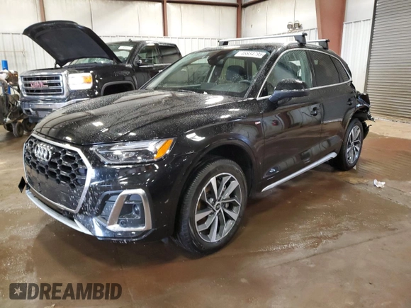 2023 Audi Q5 S line Premium Plus z VIN WA1EAAFY0P2012471, wystawiony jako Copart lot #46834795 z przebiegiem 37 811 mil mil oraz Nie do naprawy. Historia ofert i sprzedaży dostępna na DreamBid. Obrazek 1.