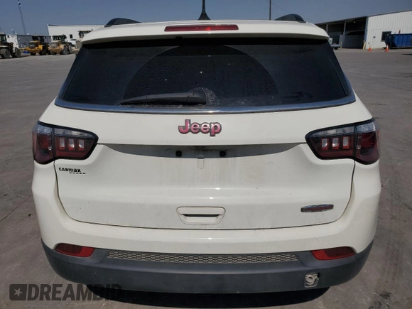 2020 Jeep Compass Latitude with VIN 3C4NJCBB7LT169197, listed as a Copart auction lot 74773554 with 107,814 mi miles and Salvage title. Bid and sale history available at DreamBid. Image 6.