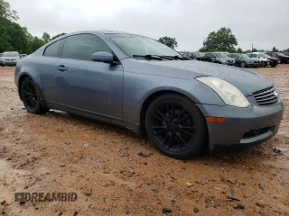 2007 Infiniti G35 with VIN JNKCV54E67M908942, listed as a Copart auction lot 56113015 with 198,658 mi miles and Clean Title. Bid and sale history available at DreamBid. Image 4.