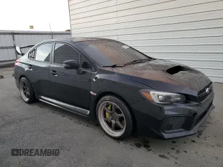 2019 Subaru WRX STI with VIN JF1VA2S68K9802381, listed as a Copart auction lot 87599415 with 82,427 mi miles and Clean Title. Bid and sale history available at carsss.com. Image 4.