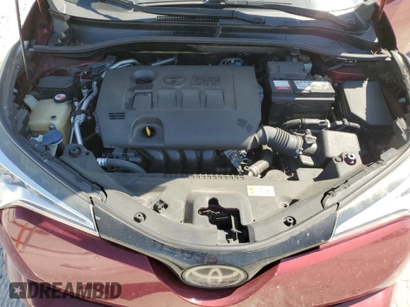 2018 Toyota C-HR XLE with VIN JTNKHMBXXJ1007208, listed as a Copart auction lot 53665535 with 75,036 mi miles and Salvage Title. Bid and sale history available at DreamBid. Image 12.