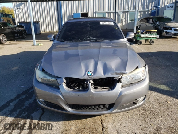 2011 BMW 3 Series 328i with VIN WBAPH5C58BA441154, listed as a Copart auction lot 50467185 with 167,328 mi miles and Salvage Title. Bid and sale history available at carsss.com. Image 5.