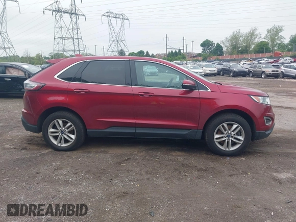 2018 Ford Edge SEL with VIN 2FMPK4J94JBB35281, listed as a IAAI auction lot 42179209 with 85,197 mi miles. Bid and sale history available at carsss.com. Image 14.