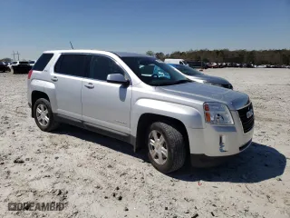 2014 GMC Terrain SLE with VIN 2GKALMEK8E6111377, listed as a Copart auction lot 50489955 with 75,180 mi miles and Salvage Title. Bid and sale history available at carsss.com. Image 4.