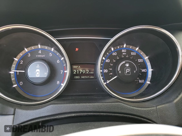 2014 Hyundai Sonata GLS with VIN 5NPEB4AC3EH924605, listed as a Copart auction lot 70422424 with 142,969 mi miles and Salvage Title. Bid and sale history available at carsss.com. Image 9.