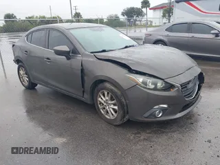 2014 Mazda 3 i Touring with VIN JM1BM1V72E1116035, listed as a IAAI auction lot 41378819 with 155,024 mi miles and . Bid and sale history available at DreamBid. Image 1.