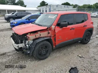 2017 Jeep Renegade Sport with VIN ZACCJAAH9HPF43180, listed as a Copart auction lot 60560865 with 35,533 mi miles and Clean title. Bid and sale history available at DreamBid. Image 1.