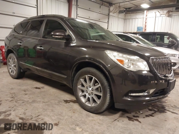 2017 Buick Enclave Leather with VIN 5GAKVBKD0HJ210837, listed as a IAAI auction lot 41493977 with 108,923 mi miles and . Bid and sale history available at DreamBid. Image 1.