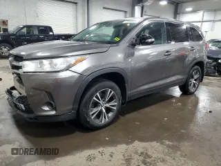 2019 Toyota Highlander LE with VIN 5TDBZRFH0KS988042, listed as a Copart auction lot 49845935 with 154,835 mi miles and Salvage title. Bid and sale history available at DreamBid. Image 1.