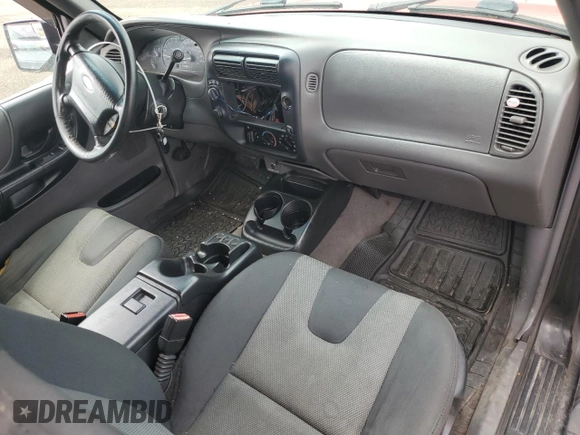 2002 Ford Ranger XL Fleet with VIN 1FTZR45E12TA71296, listed as a Copart auction lot 52533795 with 166,708 mi miles and Salvage Title. Bid and sale history available at DreamBid. Image 8.