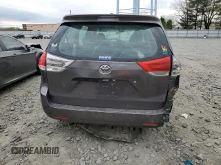 2013 Toyota Sienna L with VIN 5TDZK3DC4DS287532, listed as a Copart auction lot 53899055 with 0 mi miles and Clean Title. Bid and sale history available at carsss.com. Image 6.