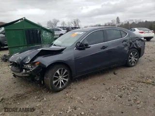 2016 Acura TLX V6 Tech with VIN 19UUB2F54GA009817, listed as a Copart auction lot 47186925 with 0 mi miles and Salvage Title. Bid and sale history available at carsss.com. Image 1.