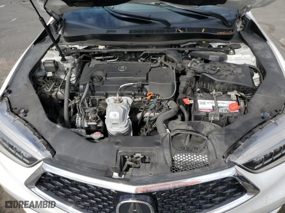 2020 Acura TLX with VIN 19UUB1F3XLA014927, listed as a Copart auction lot 50288105 with 0 mi miles and Non Repairable. Bid and sale history available at carsss.com. Image 12.