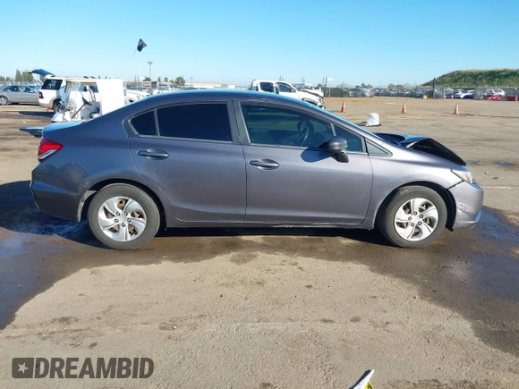 2014 Honda Civic LX z VIN 19XFB2F55EE271332, wystawiony jako IAAI lot #41644847 z przebiegiem 161 567 mil mil oraz . Historia ofert i sprzedaży dostępna na DreamBid. Obrazek 13.