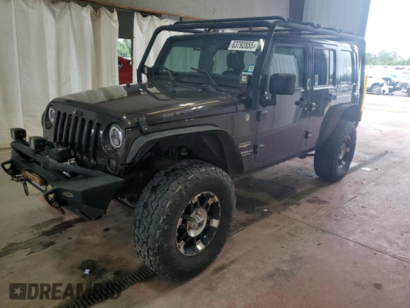 2013 Jeep Wrangler Unlimited Sahara with VIN 1C4HJWEG0DL658138, listed as a Copart auction lot 63792855 with Not provided miles and Clean title. Bid and sale history available at DreamBid. Image 1.