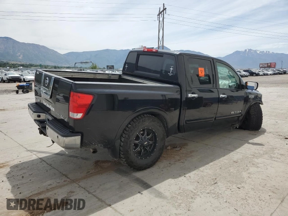 2009 Nissan Titan LE with VIN 1N6BA07C59N314908, listed as a Copart auction lot 58849325 with Not provided miles and Salvage title. Bid and sale history available at DreamBid. Image 3.