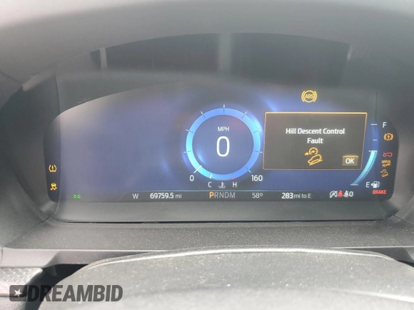 2020 Ford Explorer ST with VIN 1FM5K8GC2LGB88459, listed as a Copart auction lot 51740465 with 69,759 mi miles and Salvage Title. Bid and sale history available at DreamBid. Image 9.