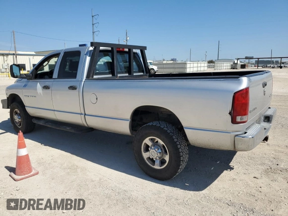 2005 Dodge Ram 2500 SLT with VIN 3D7KS28C55G860255, listed as a Copart auction lot 62899774 with 356,979 mi miles and Clean Title. Bid and sale history available at carsss.com. Image 2.
