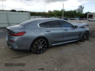 2021 BMW 8 Series M850i with VIN WBAGV8C01MCF75867, listed as a Copart auction lot 62779863 with 24,033 mi miles. Bid and sale history available at carsss.com. Image 3.