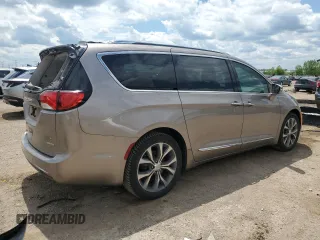 2017 Chrysler Pacifica Limited with VIN 2C4RC1GG3HR616218, listed as a Copart auction lot 58342445 with 53,536 mi miles and Salvage title. Bid and sale history available at DreamBid. Image 3.