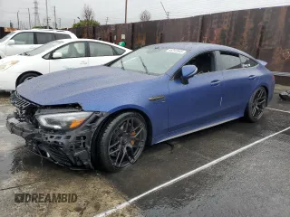 2019 Mercedes-Benz AMG GT 63 S z VIN WDD7X8KB8KA000337, wystawiony jako Copart lot #45245945 z przebiegiem 49 580 mil mil oraz Szkoda całkowita • Salvage title. Historia ofert i sprzedaży dostępna na DreamBid. Obrazek 1.
