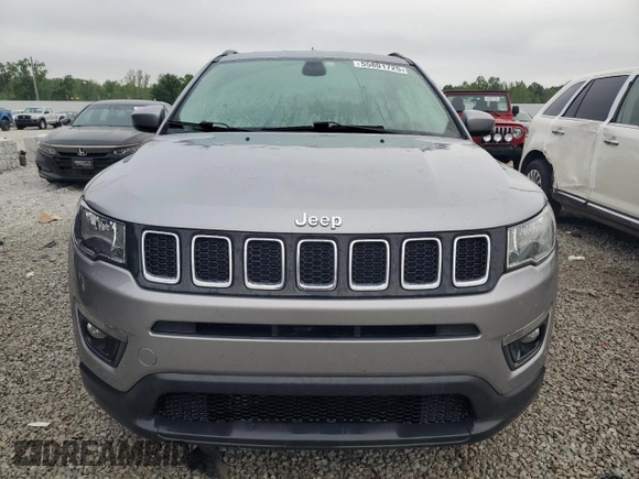 2017 Jeep Compass Latitude with VIN 3C4NJCBBXHT658541, listed as a Copart auction lot 55801725 with 54,567 mi miles and Salvage title. Bid and sale history available at DreamBid. Image 5.