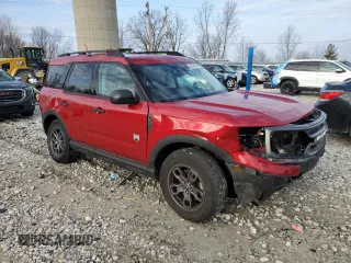 2021 Ford Bronco Sport Big Bend with VIN 3FMCR9B66MRA72752, listed as a Copart auction lot 52644885 with 16,816 mi miles and Salvage title. Bid and sale history available at DreamBid. Image 4.