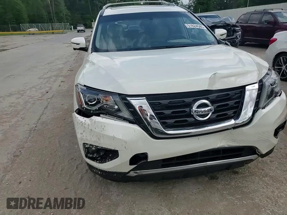 2018 Nissan Pathfinder Platinum z VIN 5N1DR2MN0JC670913, wystawiony jako Copart lot #51624585 z przebiegiem Nie podano mil oraz Szkoda całkowita • Salvage title. Historia ofert i sprzedaży dostępna na DreamBid. Obrazek 11.