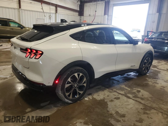 2023 Ford Mustang Mach-E Premium with VIN 3FMTK3SU7PMB04044, listed as a Copart auction lot 57593025 with 7,192 mi miles and Salvage title. Bid and sale history available at DreamBid. Image 3.