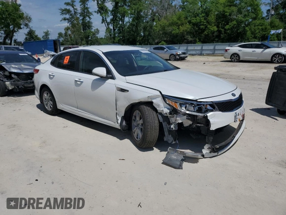 2016 Kia Optima LX with VIN KNAGT4L34G5086877, listed as a Copart auction lot 52037585 with 147,478 mi miles and Salvage Title. Bid and sale history available at carsss.com. Image 4.