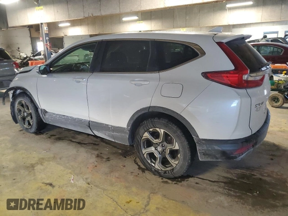 2018 Honda CR-V EX-L with VIN 5J6RW2H87JL017559, listed as a Copart auction lot 46230535 with 121,419 mi miles and Salvage Title. Bid and sale history available at DreamBid. Image 2.