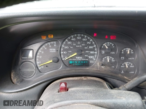 2000 Chevrolet Silverado 1500 LS with VIN 2GCEK19T3Y1266020, listed as a IAAI auction lot 42060263 with 270,921 mi miles. Bid and sale history available at carsss.com. Image 7.
