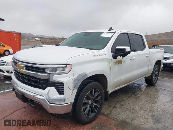 2023 Chevrolet Silverado 1500 LT with VIN 3GCPDKEK1PG255495, listed as a IAAI auction lot 41547519 with 1 mi miles. Bid and sale history available at carsss.com. Image 2.