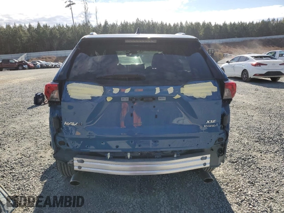 2024 Toyota RAV4 Hybrid XSE with VIN 4T3E6RFV1RU143396, listed as a Copart auction lot 88472855 with 21,868 mi miles and Salvage Title. Bid and sale history available at DreamBid. Image 6.