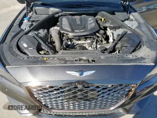 2018 Genesis G80 Sport with VIN KMHGN4JB5JU219162, listed as a Copart auction lot 46816185 with 58,056 mi miles and Salvage Title. Bid and sale history available at DreamBid. Image 11.