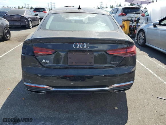 2024 Audi A5 Sportback S line Premium with VIN WAUDACF56RA083957, listed as a Copart auction lot 71393284 with 1,777 mi miles and Salvage Title. Bid and sale history available at carsss.com. Image 6.