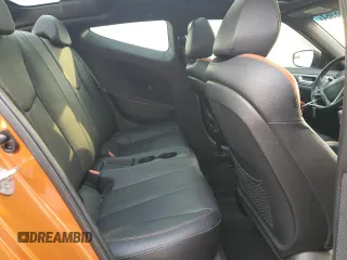 2016 Hyundai Veloster Turbo with VIN KMHTC6AEXGU262656, listed as a Copart auction lot 64466964 with 111,545 mi miles and Salvage Title. Bid and sale history available at carsss.com. Image 10.
