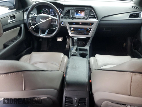 2015 Hyundai Sonata Sport with VIN 5NPE34AB4FH222623, listed as a Copart auction lot 47863515 with 132,317 mi miles and Salvage Title. Bid and sale history available at carsss.com. Image 8.