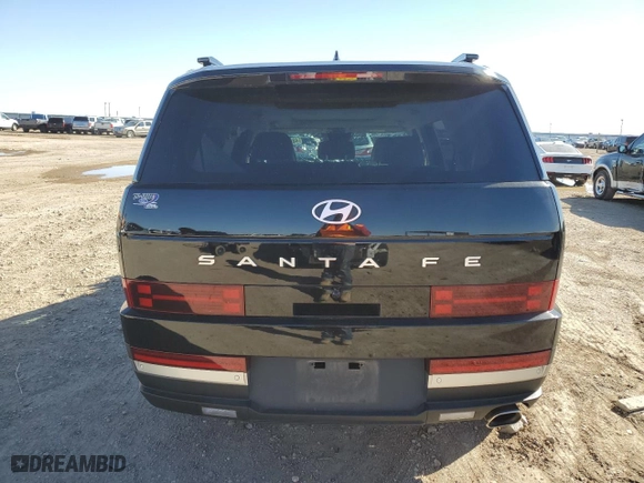 2024 Hyundai Santa Fe Limited with VIN 5NMP44GL1RH019535, listed as a Copart auction lot 48855055 with 0 mi miles and Salvage Title. Bid and sale history available at carsss.com. Image 6.