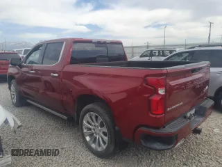 2021 Chevrolet Silverado 1500 High Country with VIN 3GCUYHET2MG141357, listed as a Copart auction lot 52708715 with 55,021 mi miles and Clean Title. Bid and sale history available at carsss.com. Image 2.