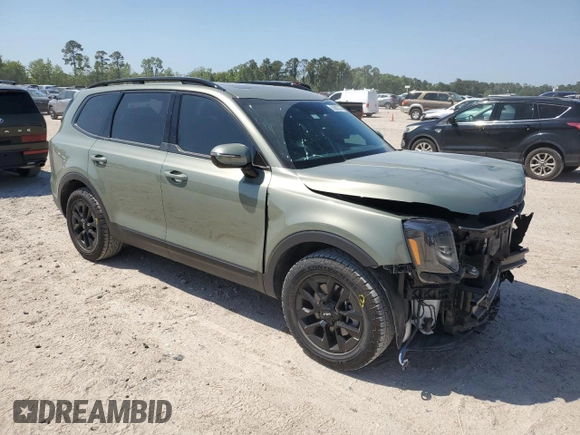 2024 Kia Telluride SX X-Pro с VIN 5XYP5DGC2RG441689, выставлен на аукционе Copart как лот 52587315 с пробегом 16 446 миль миль и Списание • Salvage title. История ставок и продаж доступна на DreamBid. Изображение 4.