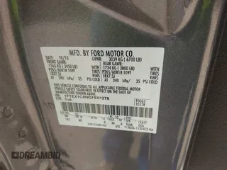 2013 Ford F-150 XL с VIN 1FTEX1CM9DFE01278, выставлен на аукционе IAAI как лот 42273693 с пробегом 182 504 миль миль и . История ставок и продаж доступна на DreamBid. Изображение 9.