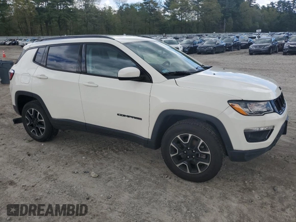 2020 Jeep Compass Sport с VIN 3C4NJDAB9LT174408, выставлен на аукционе Copart как лот 56135065 с пробегом 23 465 миль миль и Списание • Salvage title. История ставок и продаж доступна на DreamBid. Изображение 4.