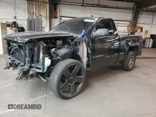 2014 Chevrolet Silverado 1500 Work Truck with VIN 1GCNKPEHXEZ344865, listed as a Copart auction lot 45941485 with 224,541 mi miles and Salvage Title. Bid and sale history available at DreamBid. Image 1.