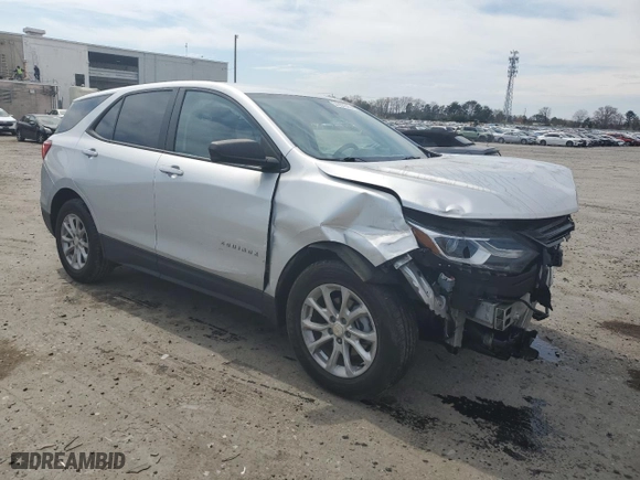 2021 Chevrolet Equinox LS with VIN 3GNAXSEV2MS173752, listed as a Copart auction lot 51205825 with 100,507 mi miles and Salvage Title. Bid and sale history available at carsss.com. Image 4.
