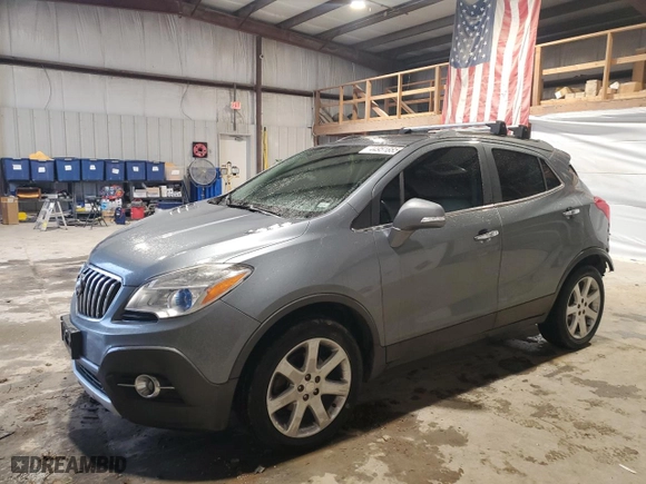 2014 Buick Encore Leather with VIN KL4CJCSB4EB704671, listed as a Copart auction lot 44951885 with NaN miles and Salvage Title. Bid and sale history available at carsss.com. Image 1.