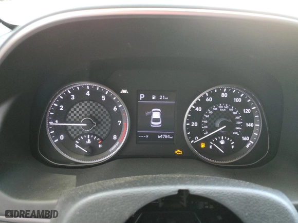 2020 Hyundai Elantra SEL with VIN 5NPD84LF6LH525671, listed as a Copart auction lot 50986405 with 64,784 mi miles and Salvage Title. Bid and sale history available at carsss.com. Image 9.