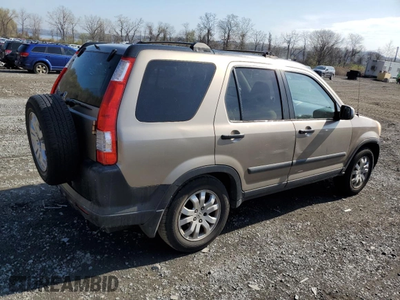 2005 Honda CR-V EX with VIN SHSRD78895U346287, listed as a Copart auction lot 53640175 with 141,422 mi miles and Clean Title. Bid and sale history available at carsss.com. Image 3.