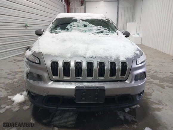 2014 Jeep Cherokee Latitude with VIN 1C4PJMCS9EW124434, listed as a IAAI auction lot 41582319 with 123,372 mi miles. Bid and sale history available at carsss.com. Image 12.